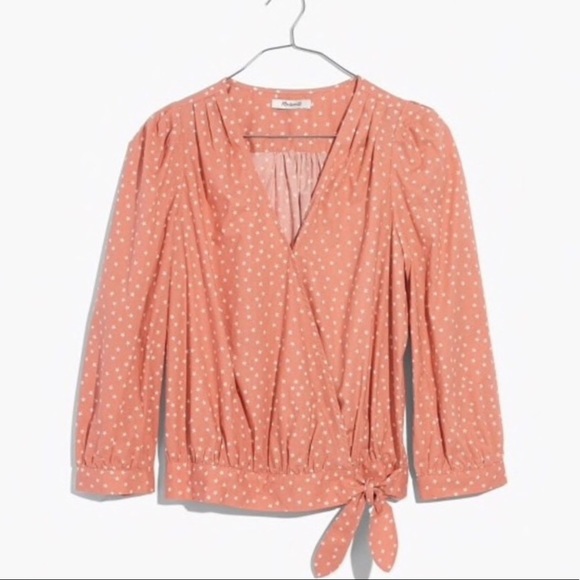MADEWELL WRAP TOP IN STAR SCATTER - Picture 7 of 7